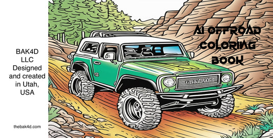 AI Offroad Coloring Book