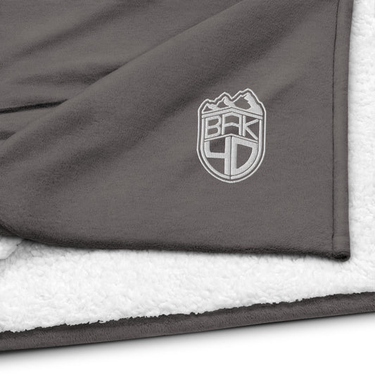 Premium sherpa blanket