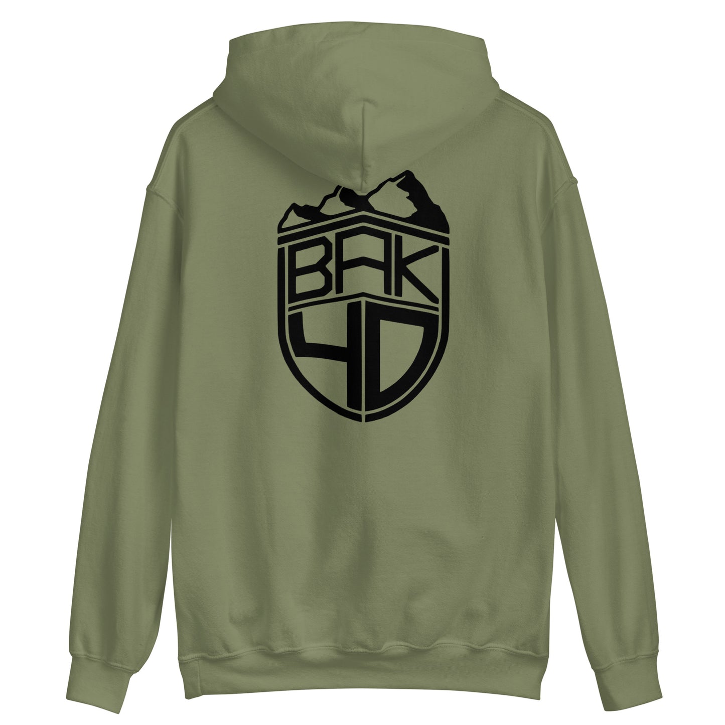 B4D and back Logo Hoodie