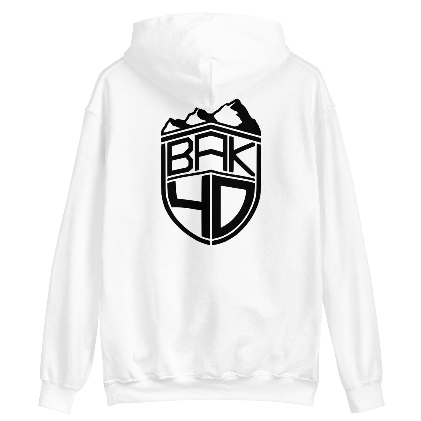 B4D and back Logo Hoodie